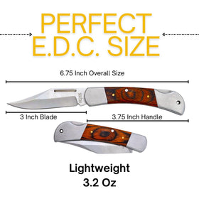 Rtek knife open showing clip-point blade for precise detail work.
