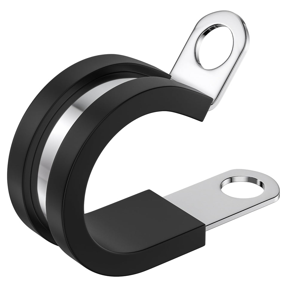 RTHIEAI half-inch stainless steel cable clamp for durable, rust-resistant use