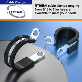 RTHIEAI insulated R-design cable clamp enables easy positioning