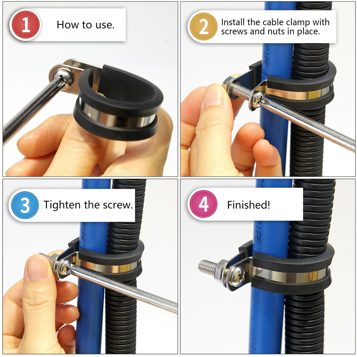 RTHIEAI R-shaped design simplifies installation and removal