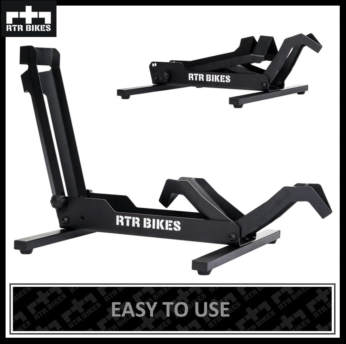 RTR BIKES Brutus non-slip feet protect floors and prevent sliding.