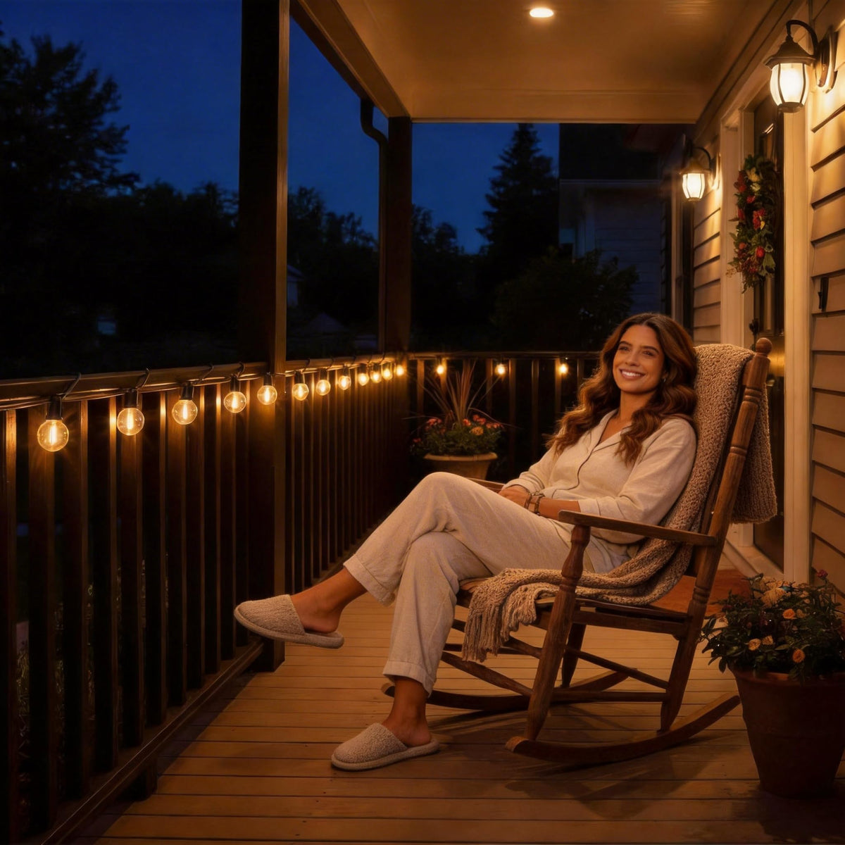 RTTY patio deck globe lighting suited for balconies and gatherings
