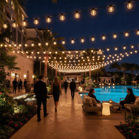 RTTY weatherproof string lights endure outdoors across seasons