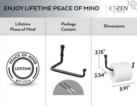 RTZEN screws and hardware for installation ensure quick, secure setup.