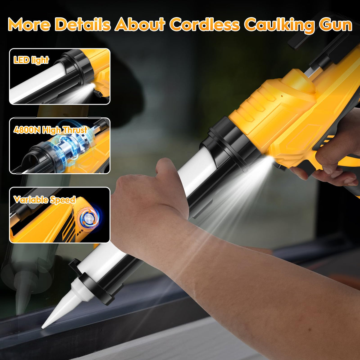 RUALION lightweight ergonomic design reduces hand fatigue during long jobs.