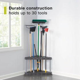 Rubbermaid FastTrack large base enhances stability during tool storage