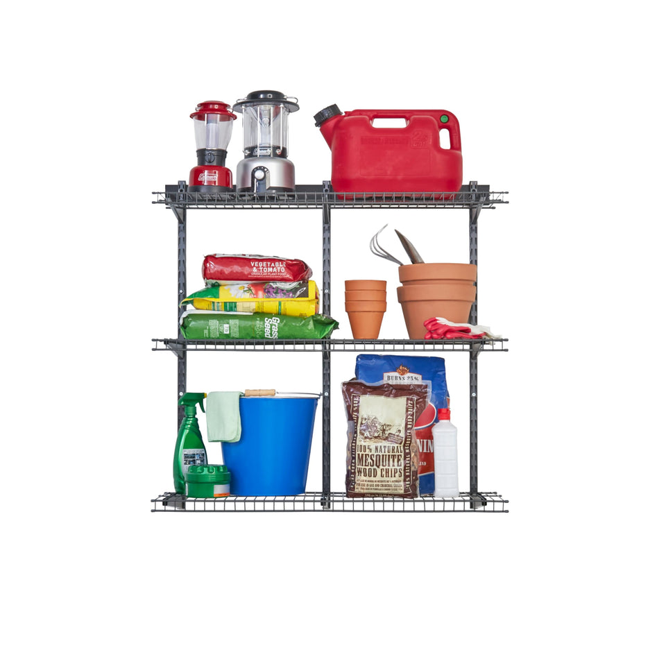 Rubbermaid FastTrack rail 36-inch for modular wall storage.