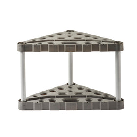 Rubbermaid FastTrack tool tower corner assembly for compact garage organization