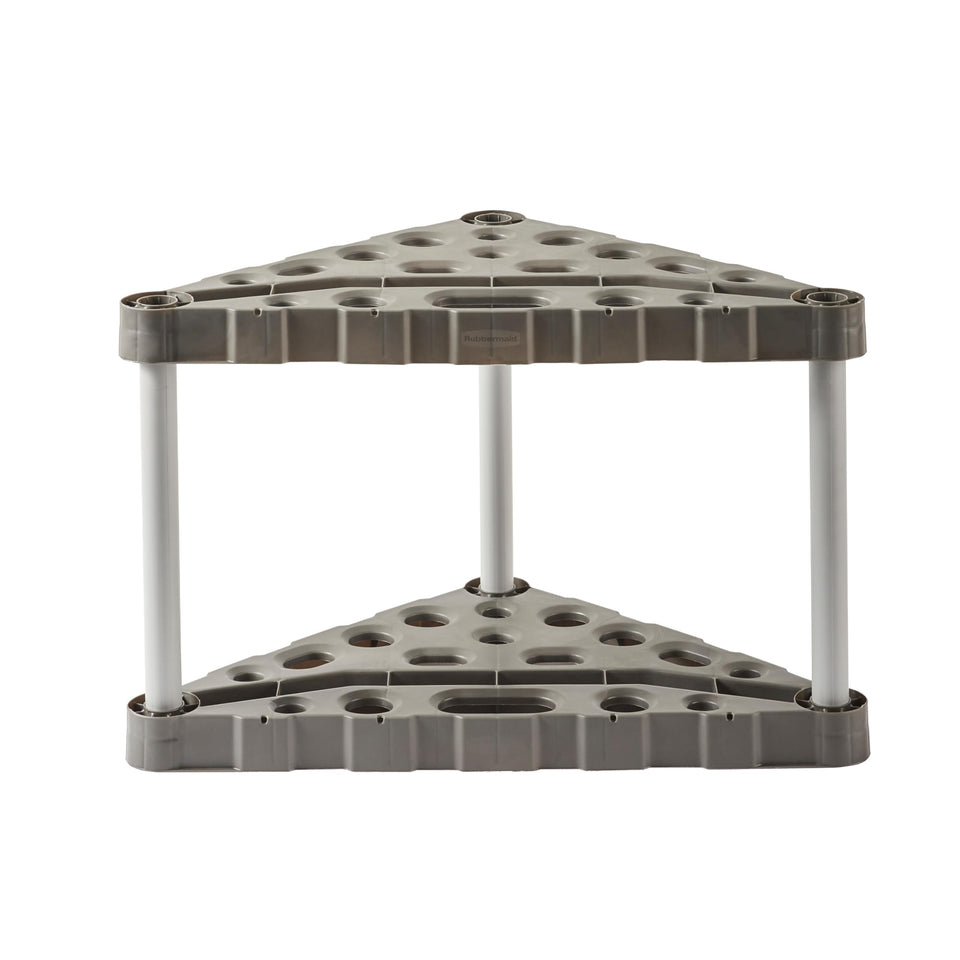 Rubbermaid FastTrack tool tower corner assembly for compact garage organization
