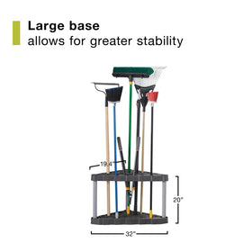 Rubbermaid FastTrack wall-anchored setup adds extra stability