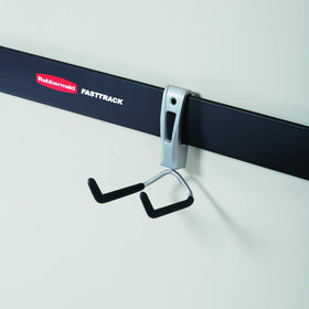 Rubbermaid heavy-duty steel construction ensures durable garage organization