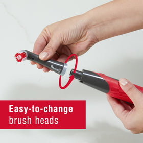 Rubbermaid Reveal Power Scrubber pulse-vs-continuous switch adapts cleaning