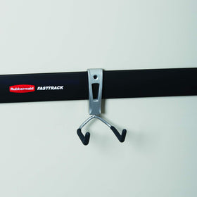 Rubbermaid soft grip on hook protects items from scratches and dents