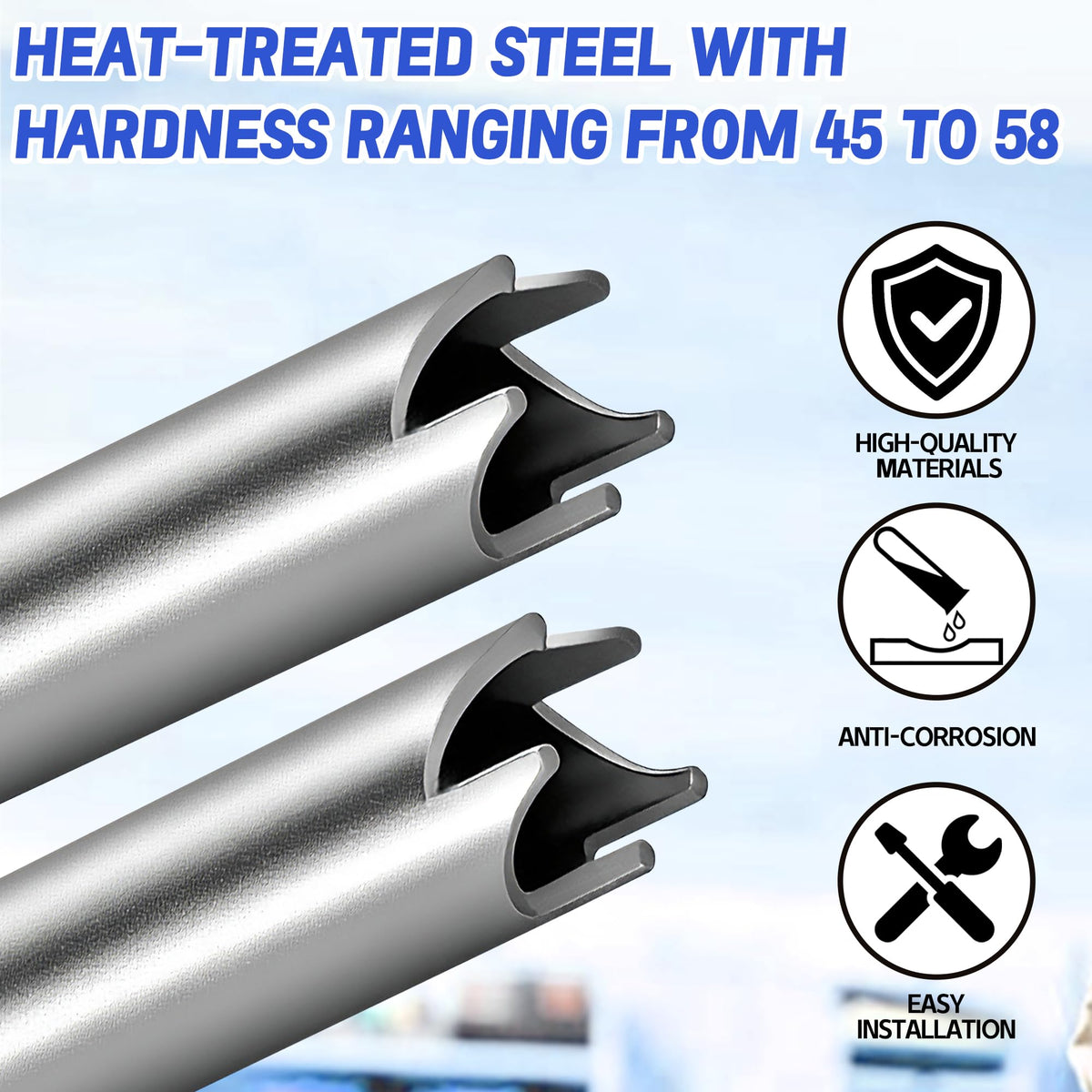 RUBII 2 inch length drill bit designed for durable screw removal.