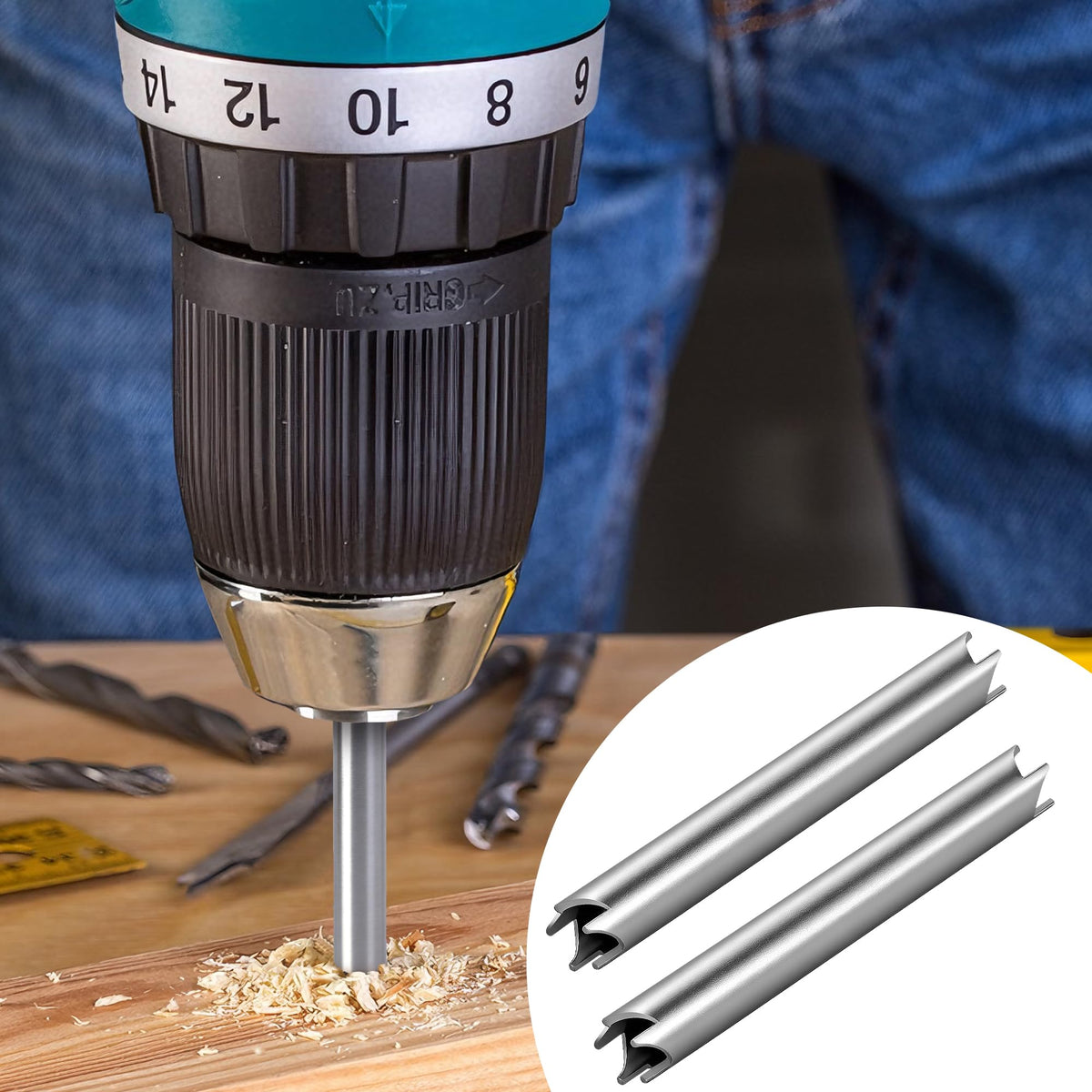 RUBII portable six-piece set ideal for home and pro projects.