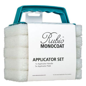 Rubio Monocoat applicator pads offer clean, low-waste oil application on wood projects