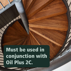 Rubio Monocoat Oil Plus Part B with 0% VOC suitable for safe wood toys.