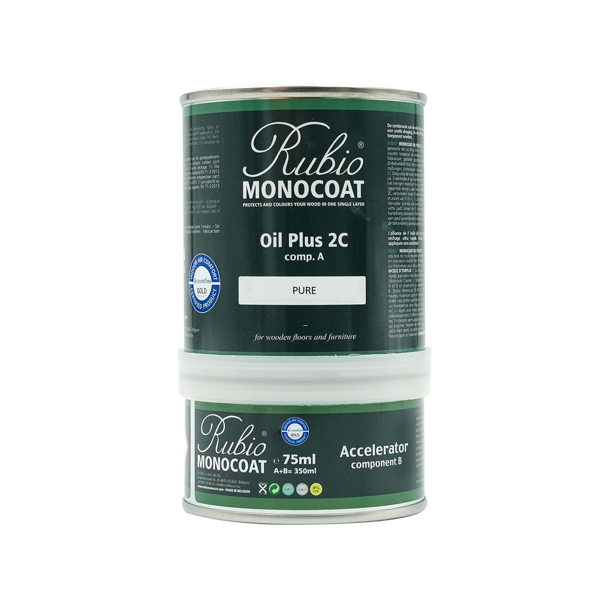 Rubio Monocoat Pure bottle pour shows easy, mess-free application