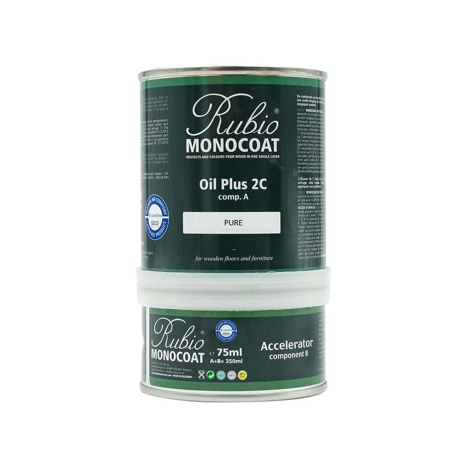 Rubio Monocoat Pure bottle pour shows easy, mess-free application