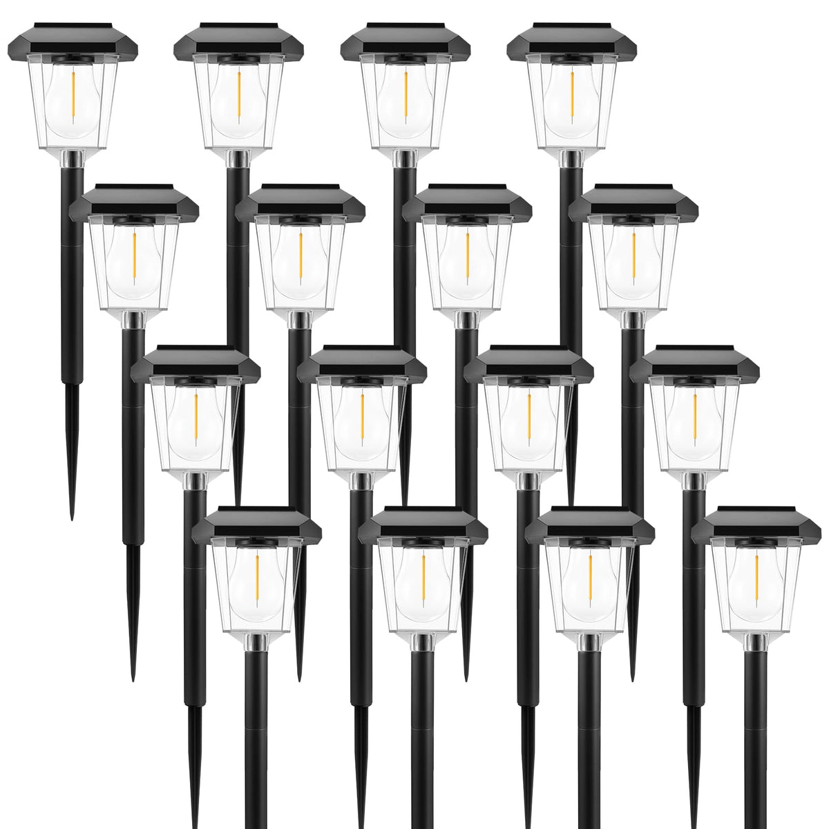 Ruboliy solar pathway light with ABS housing delivers durable outdoor performance.
