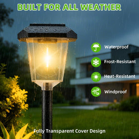 Ruboliy easy-install no-wiring path light simplifies installation along driveways.