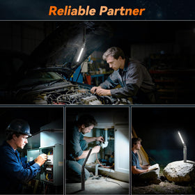 Ruboliy magnetic base enables hands-free operation during repairs.