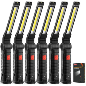 Ruboliy magnetic work light 6-pack ready for versatile on-the-go lighting