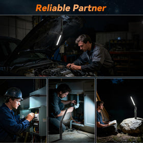 Ruboliy rechargeable 1500 lumens output suitable for car repairs.