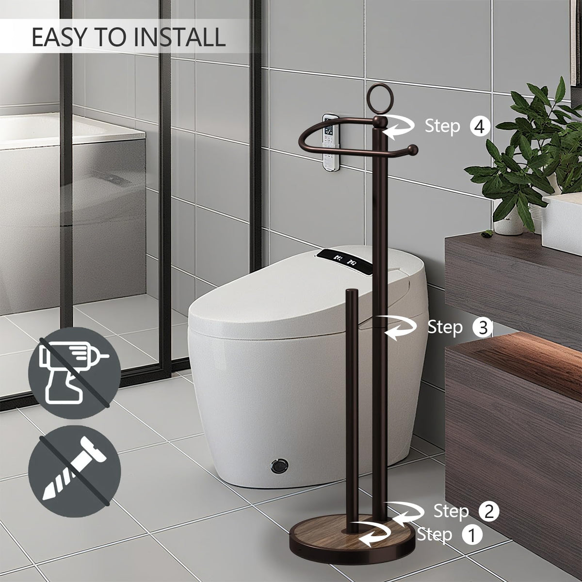 RUBOLTD EVA pads prevent slipping and scratching on tiles or wood.
