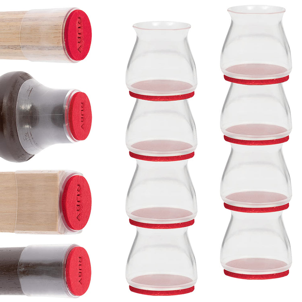Ruby Sliders authentic red label packaging signals genuine floor protection