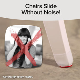 Ruby Sliders versatile fit for tables and chairs ensures broad compatibility