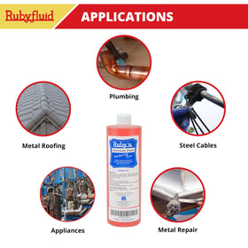 Rubyfluid creates strong joints with corrosion resistance in demanding environments.