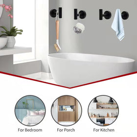 Ruby.Q concealed-mount design hides screws for a tidy, modern bathroom.