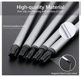 Rubyq Torx T25 driver with magnetic tip for steady screw placement.