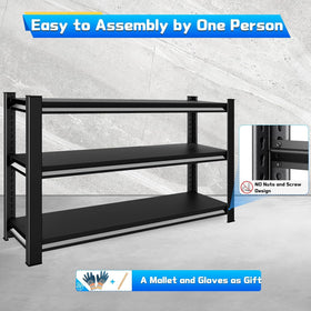Rufokisa adjustable shelves demonstrate versatile spacing options.