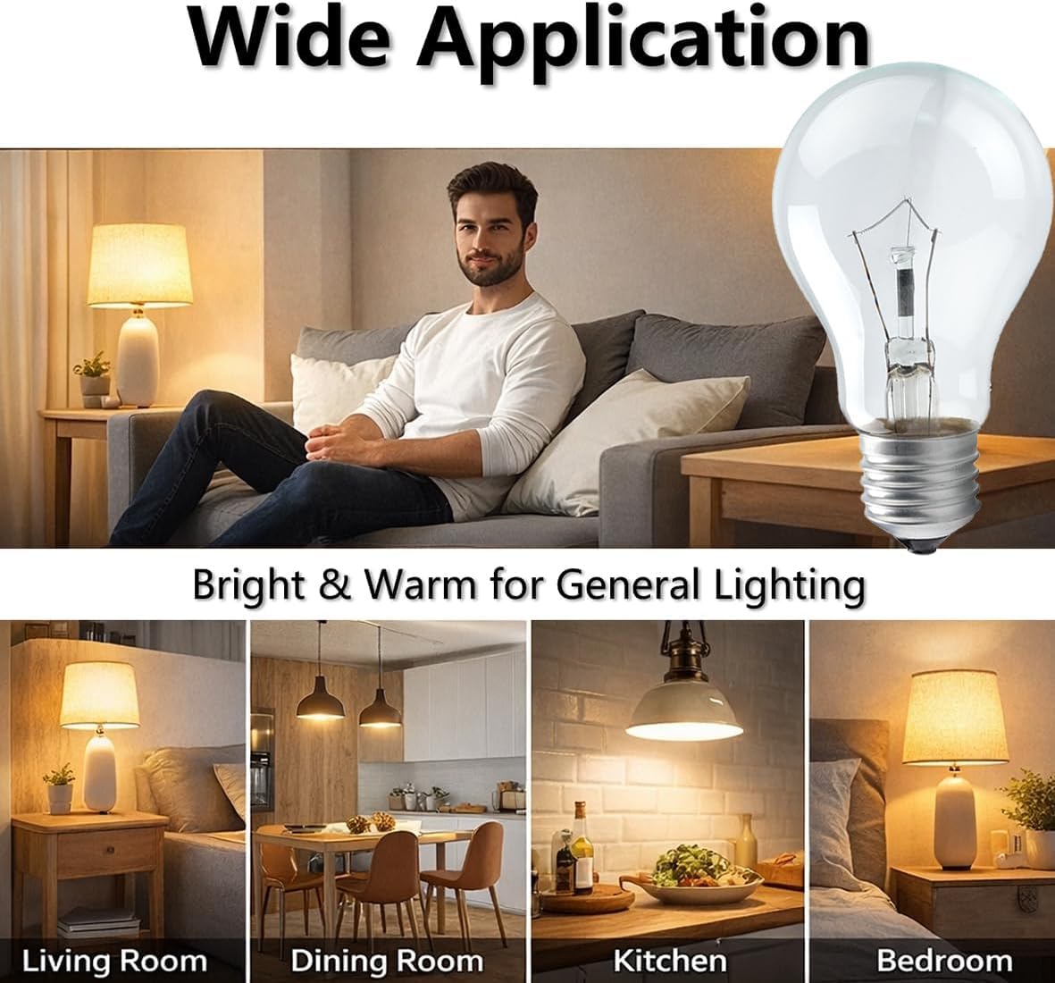RUGACCG bulb in a garage setting highlighting durability for tough spaces.