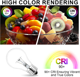 RUGACCG A19 bulb delivers bright, energy-efficient lighting for ceiling fans.