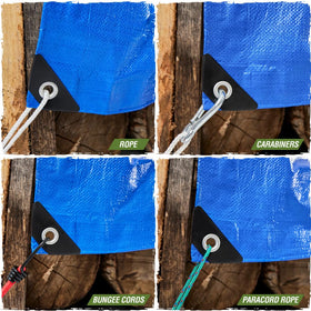 Rugged Rhino tarp-camping-outdoor-use enables portable shelter on trips.