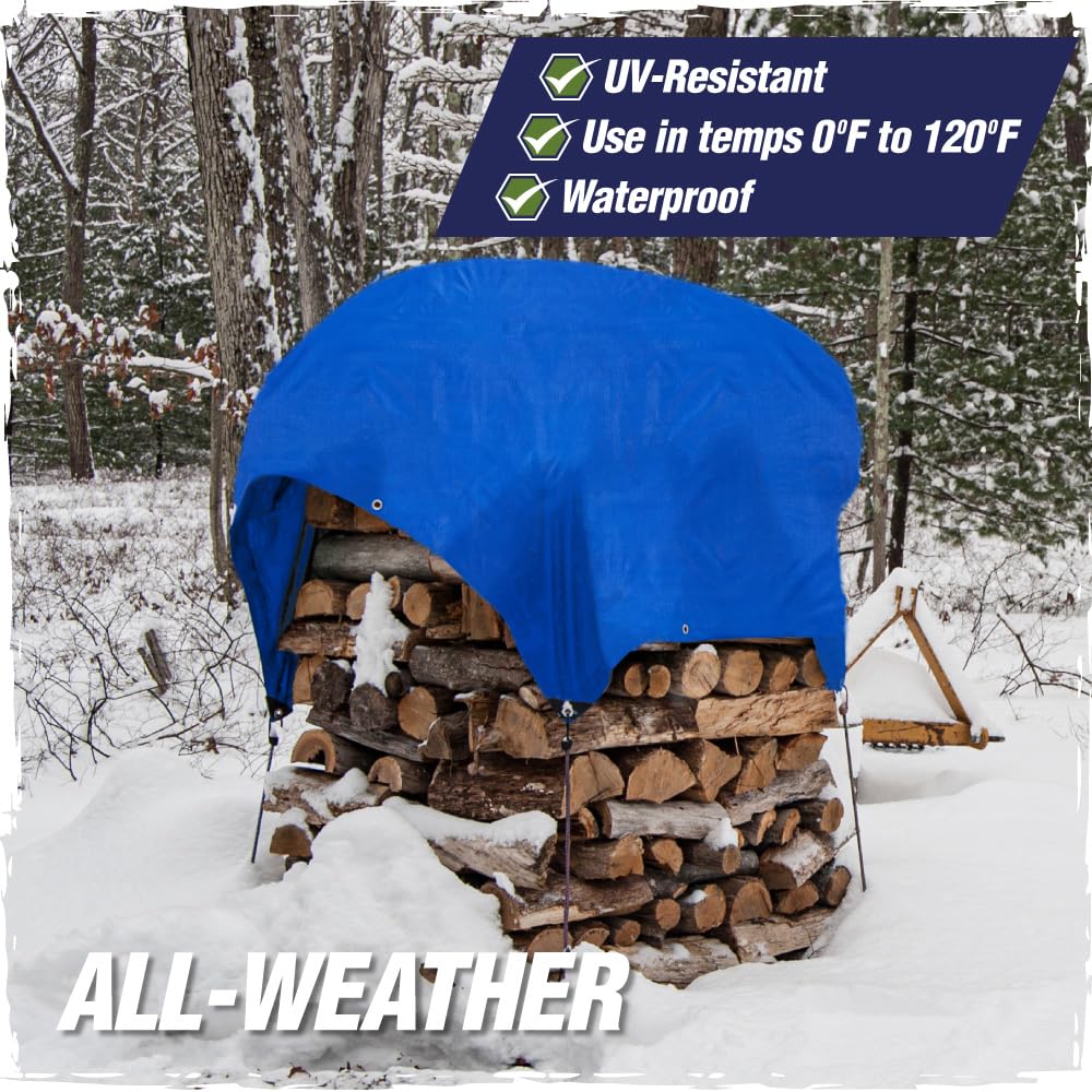 Rugged Rhino tarp-uv-resistant-detail shields from sun during outdoor gatherings.