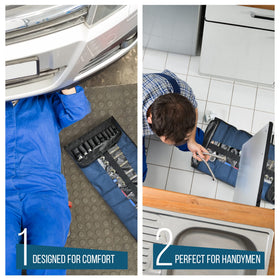 Rugged Tools compact roll for easy transport and storage on the go