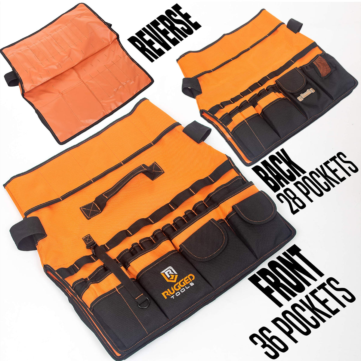 Rugged Tools loop strap for tape rolls keeps measuring tape within reach.