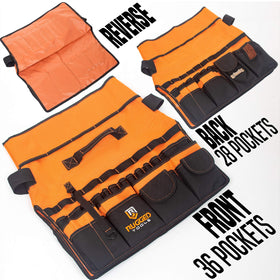 Rugged Tools loop strap for tape rolls keeps measuring tape within reach.
