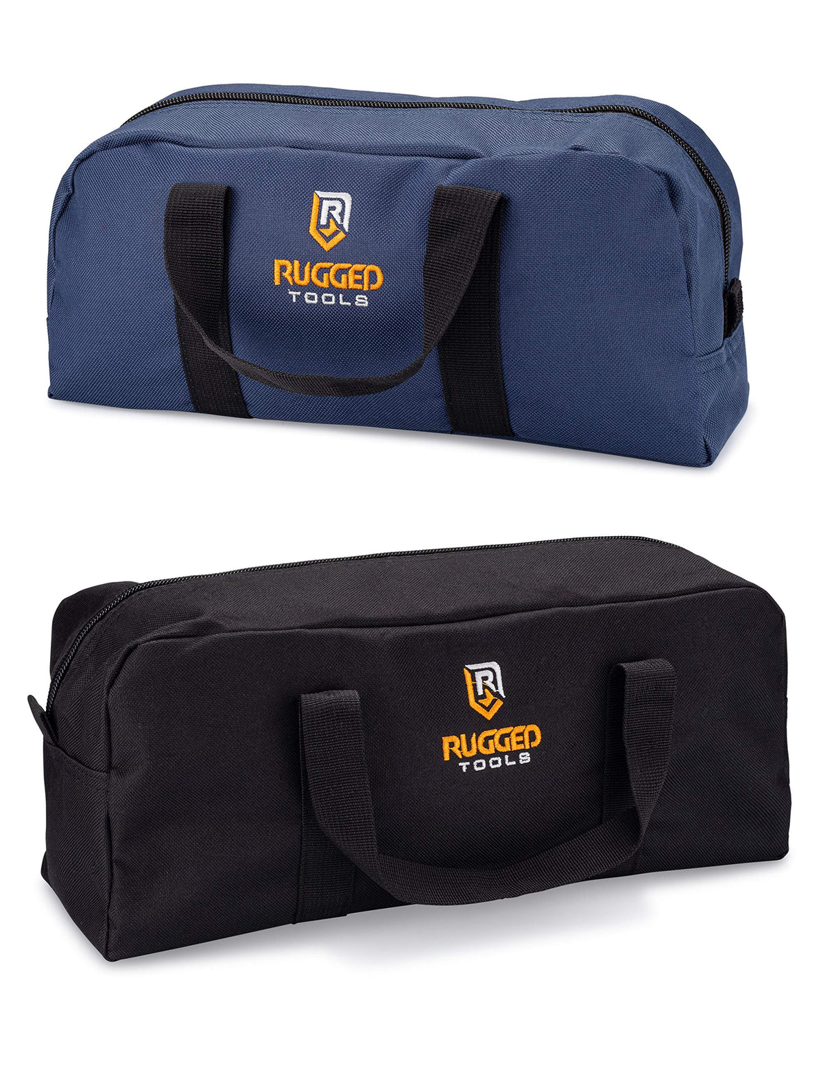 Rugged Tools tool bag small closeup shows compact design for quick parts access.