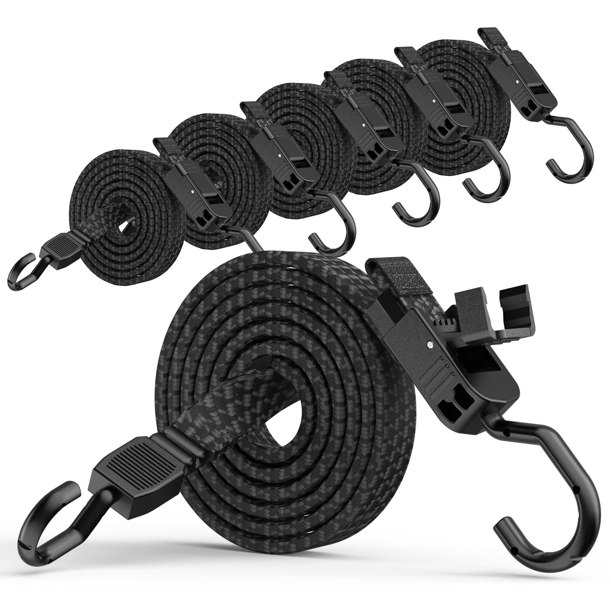 Rugtol bungee cord adjustable-buckle for quick outdoor setup.
