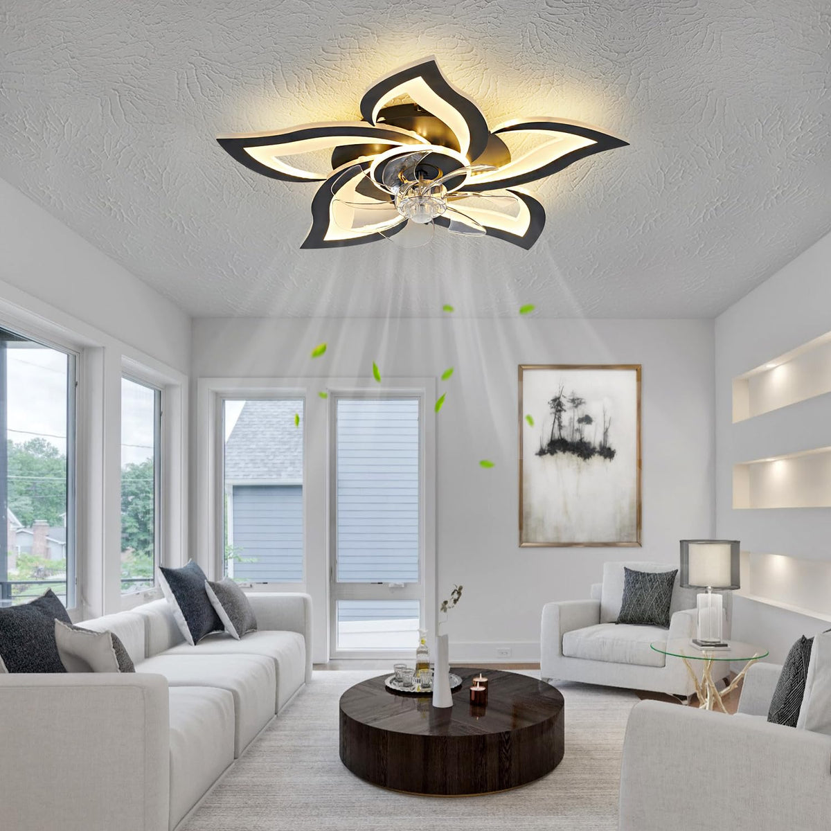 Ruibutrade remote control enables quick fan and light adjustments