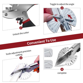 RUIDELI Miter Shears not for metal, great for wood and plastic projects.