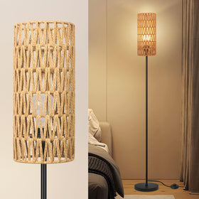 Ruiever floor lamp LED bulb included provides ready-to-use warm light.