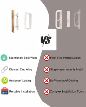 Ruigrit thumb latch included for effortless door use