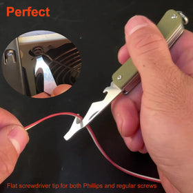 Ruike keychain knife belt cutter ideal for quick, clean cuts