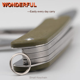 Ruike keychain knife compact EDC ready for daily tasks